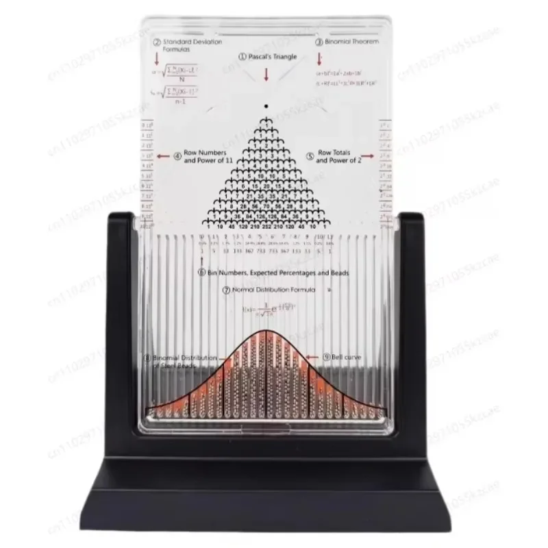 Galton nail plate, normal distribution probability demonstration model, desktop decompression ornament