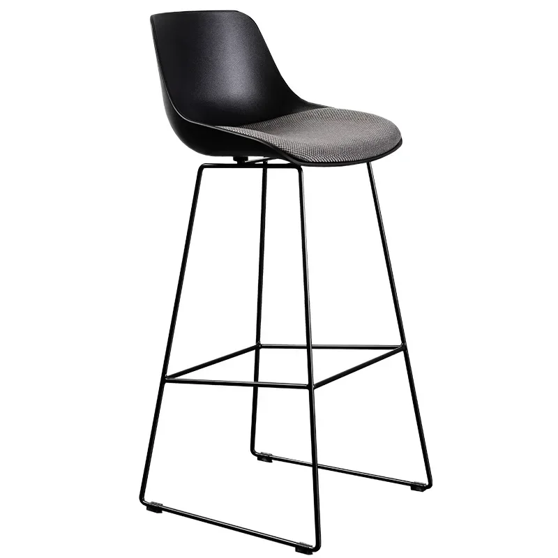 

High legged stools, minimalist modern luxury bar chairs, designer chairs, iron bar front desk chairs, Nordic bar chair