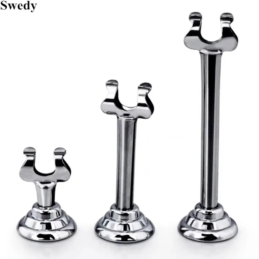 Stainless Steel Name Card Holder Stable Base U Shape Price Display Rack Multifunction Name Card Display Stand Table Accessories