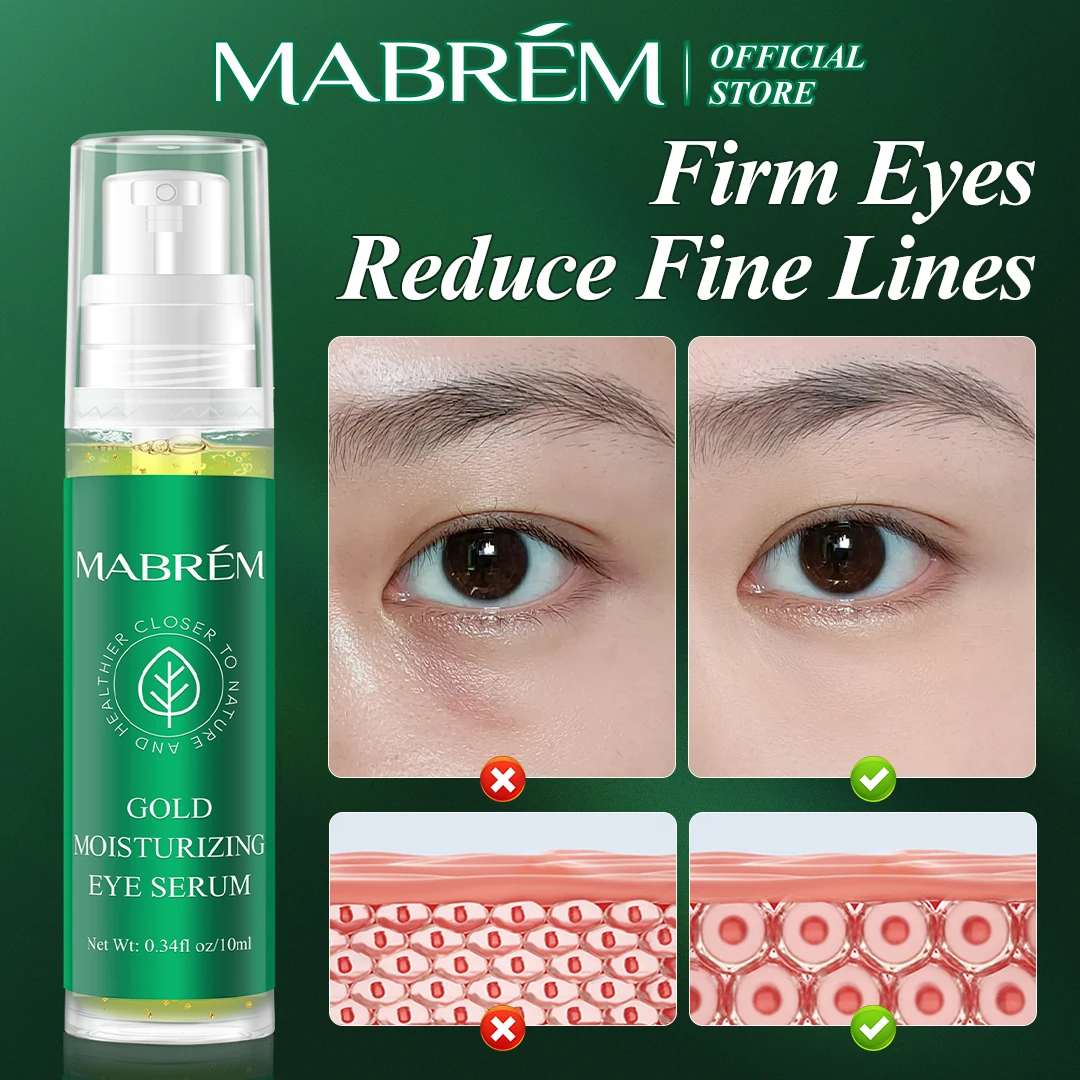 

Golden Moisturizing Eye Serum Replenishes Moisture, Removes Wrinkles, Relieves Dryness, Tightens The Corners Of The Eyes