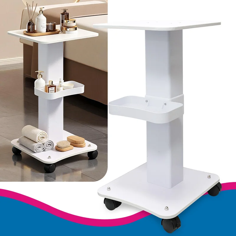 Salon Trolley Cart Spa & Beauty Trolley Standing Type Rolling Cart 4 Wheels Breast Massage Beauty Salon Machine Trolley Cart