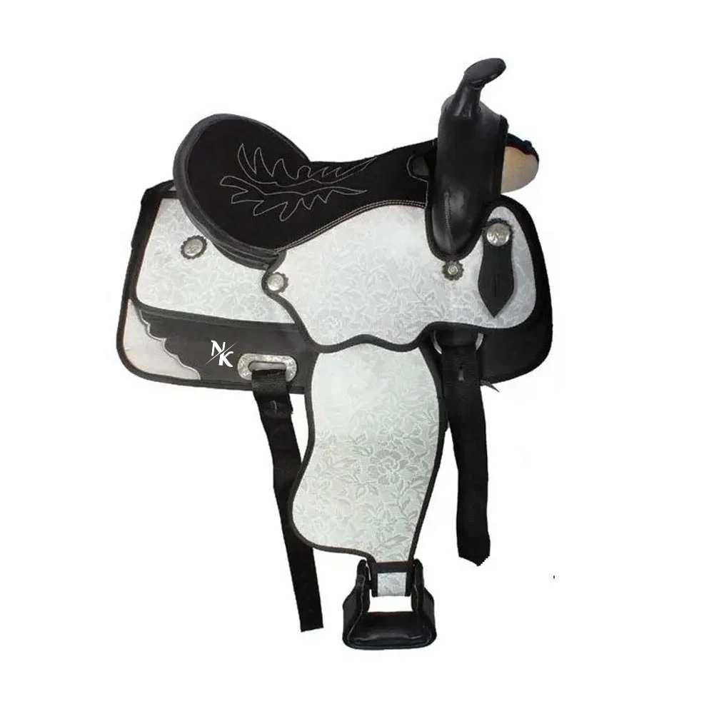 Handcrafted Leather Western Saddle, Riding Ranch Gear, High Quality Equestrian Competition, Horse Riding on The Horse Farm