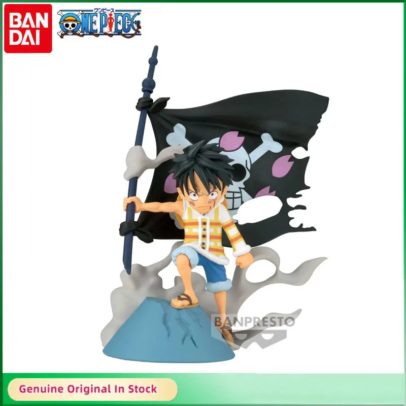 

Bandai Original Anime ONE PIECE WORLD COLLECTABLE FIGURE LOG STORIES 11-MONKEY.D.LUFFY Action Figure PVC Toys for Kids Gift