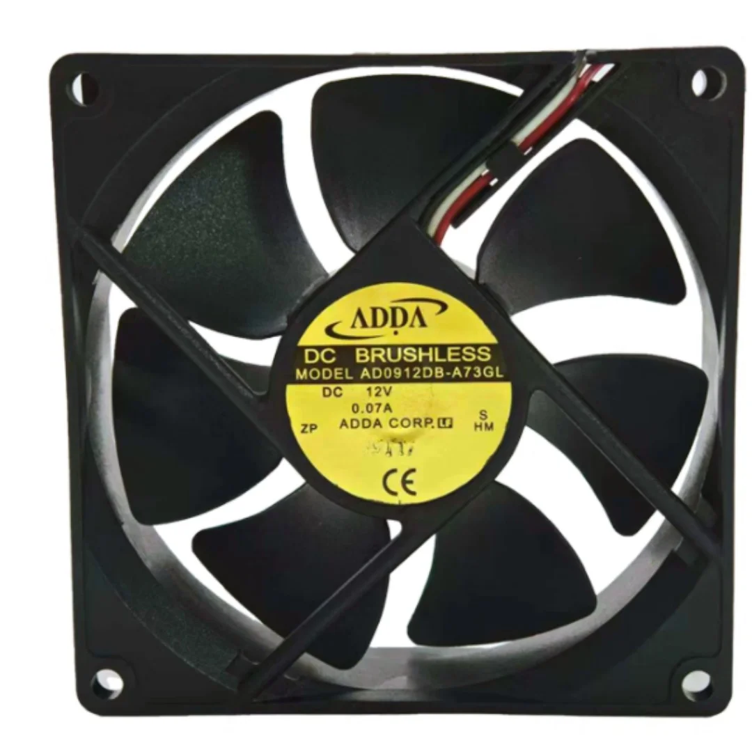 

ADDA AD0912DB-A73GL DC 12V 0.07A 90x90x25mm 3-Wire Server Cooling Fan