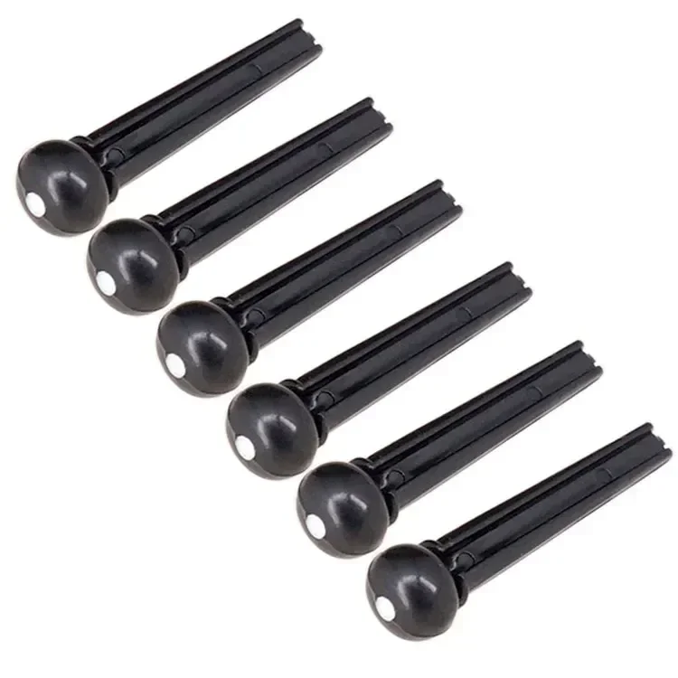 6-String Guitar Nut Saddle Bridge Pins Set Portable Guitarra Nail Peg Kits For Acoustic Guitars Musical Instrument Accessories