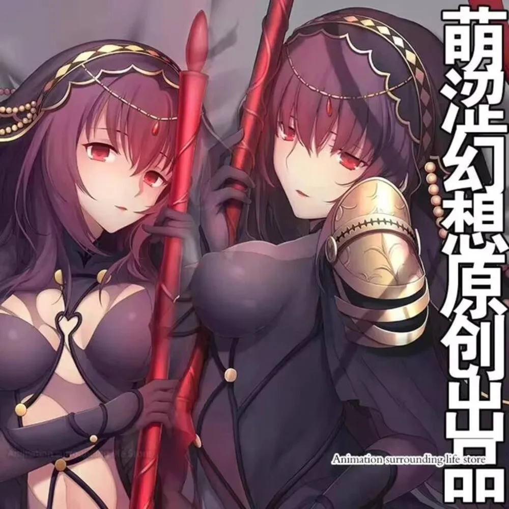 

Fate Dakimakura Anime Grand Order Master Scathach Double Sided Print Pillowcase Life Size Body Otaku Pillow Cover