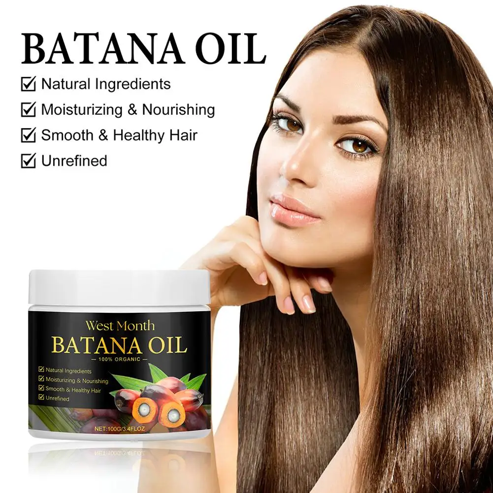 Batana Pure Hair Care Cream, Poupée naturelle biologique, Applicateur anti-huile, Poupée femme avec cheveux cassés, M6C4