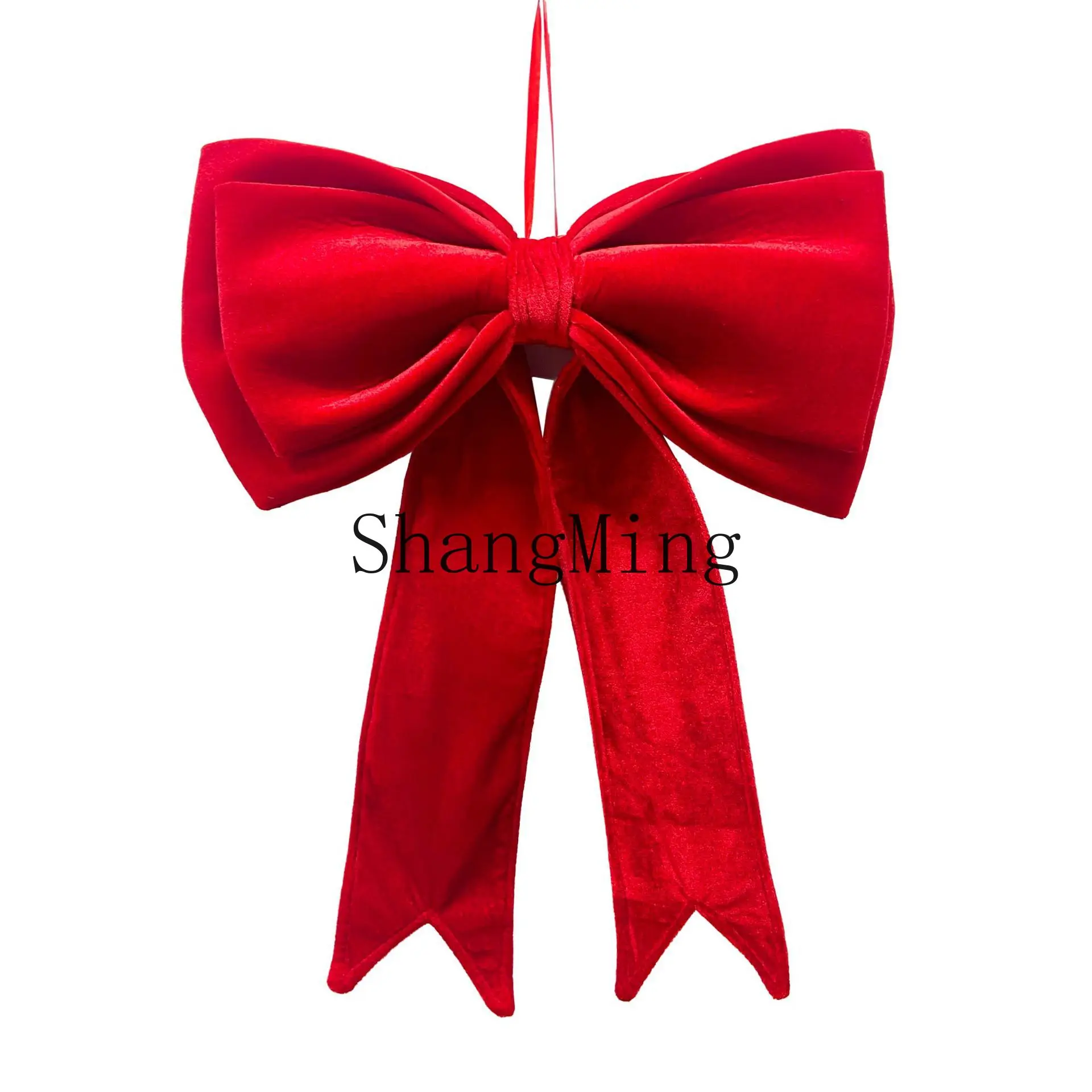 

PYH Christmas tree decoration wedding room decoration big red velvet bow decoration store shopping mall window
