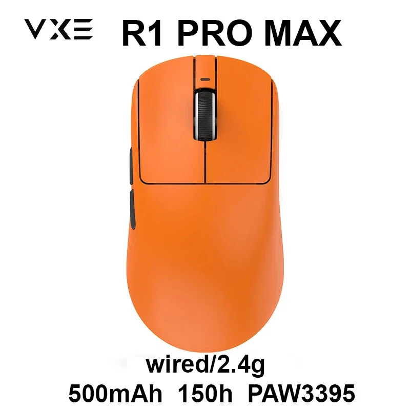 Imagem -06 - Dragonfly Pro Max Gaming Mouse Paw3395 com Fio 2.4g sem Fio 54g Peso Leve 500mah 150h Ergonomia pc Vgn Vxe