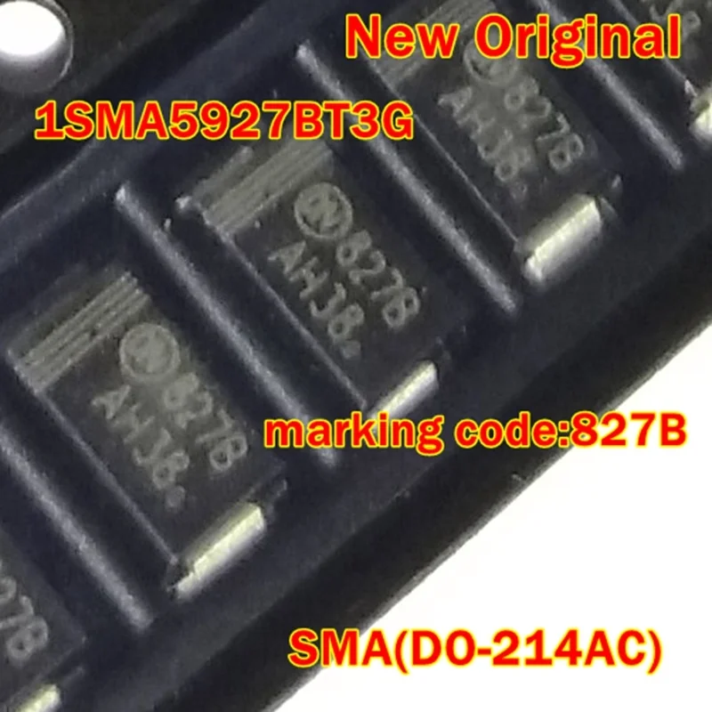

10Pcs to 500Pcs 1Sma5927Bt3G Sma(Do-214Ac) New Original Marking Code:827B 1.5 Watt Surface Mount Zener Voltage Regulators