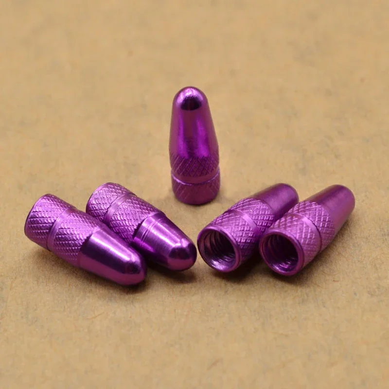 5pcs Bike Bicycle Air Valve Cap for Presta Valve Dust Cover for Wheel Rim Tyre Red/Purple/Green/Blue/Black/Gold/Silver