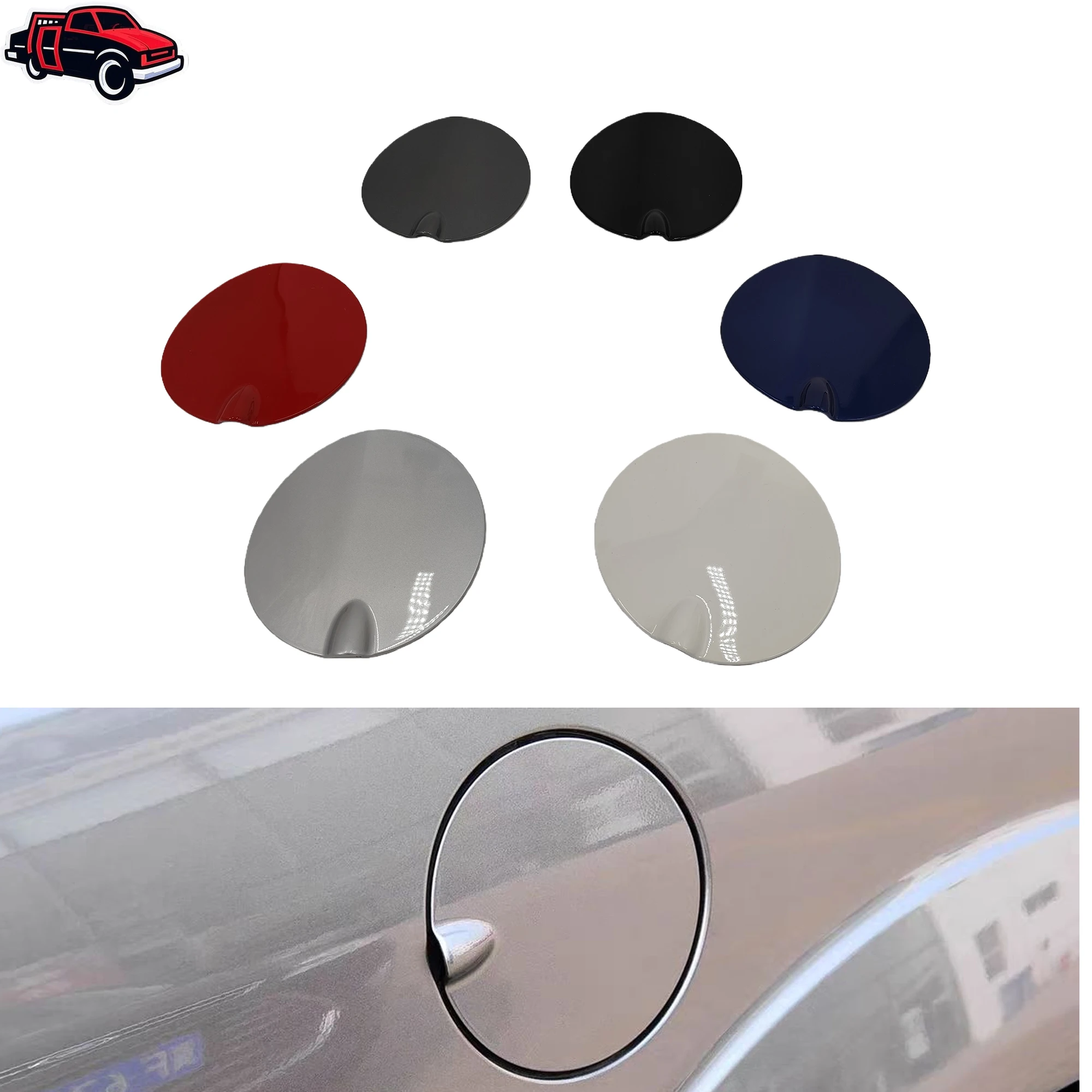 Car Fuel Tank Covers For Ford Focus 2 MK2 MK3 2005 2006 2007 2008 2009 2010 2011 2012-2014 Fuel Filler Door Gas Tank Cap Cover