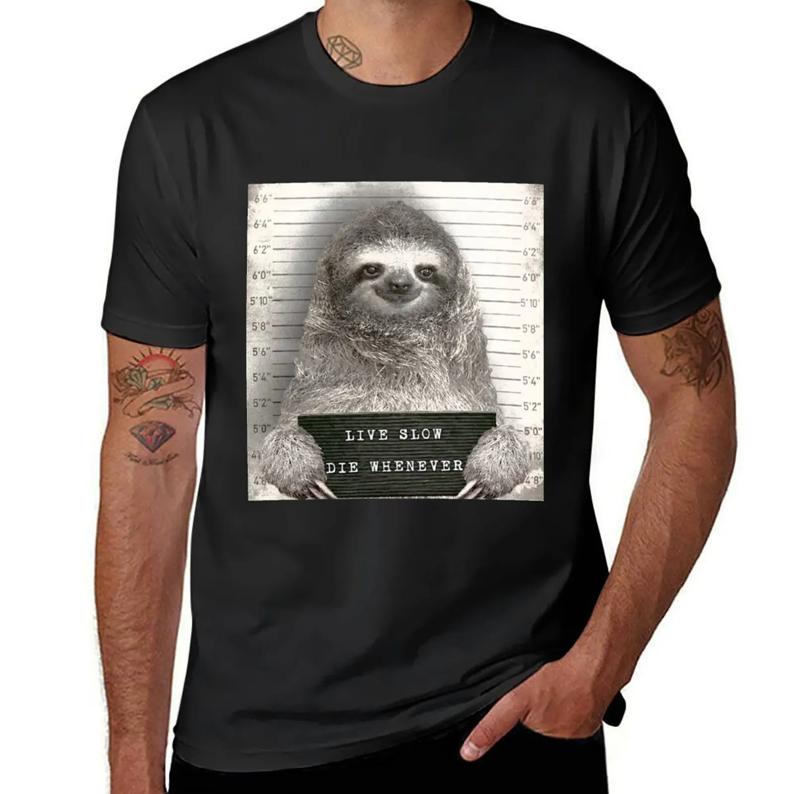 

Sloth in a Mugshot - Print / Home Decor / Wall Art / Poster Gift Birthday Sloth Lover Gift Animal print Canvas Print T-Shirt