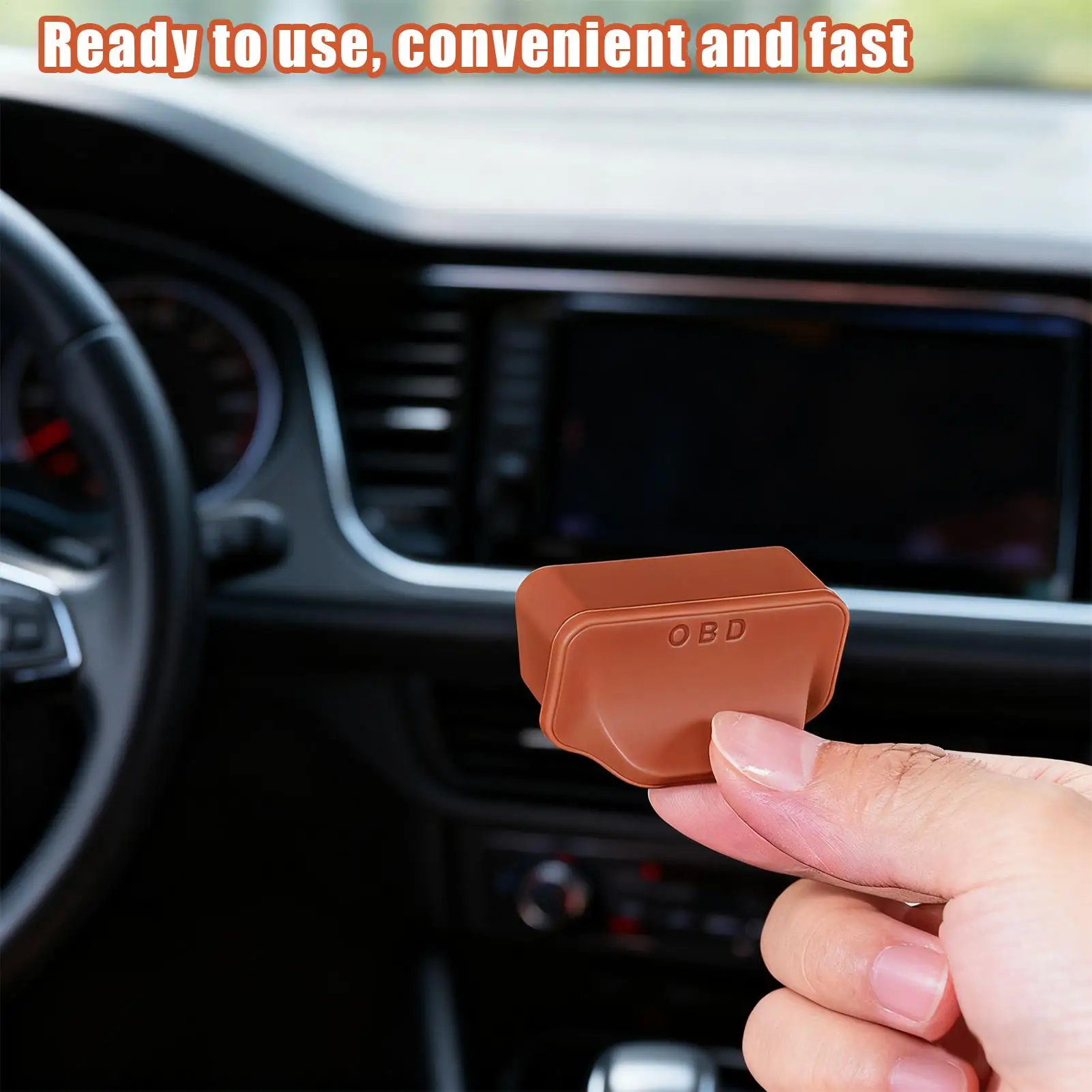 

OBD Port Cover OBD Port Protective Cover Interface Connector Protector For Cargo Golf Cart Sedan Truck SUV Van RV Automotive