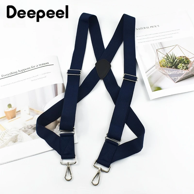 deepeel-35-125cm-xバックサスペンダー-メンズ-レディース-調節可能な伸縮性パンツブレース-金属クリップバックル付き-ズボンアクセサリー