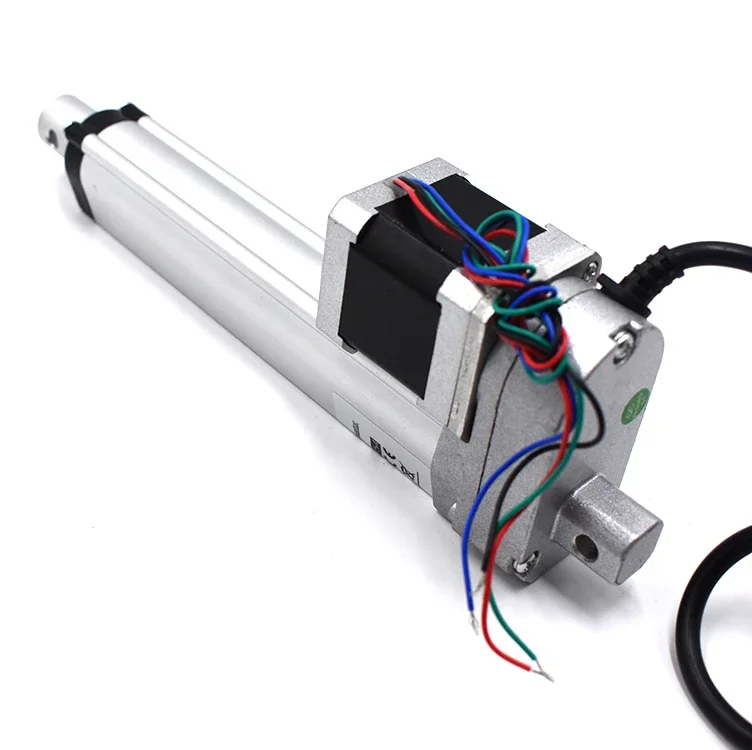 2026Linear Actuator 12v 24v High Speed 500N 56mm/s Stepper Motor Brush Controller Linear Actuator Encoder