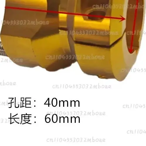 Aluminum Alloy Go-Kart Rear Axle Hub Seat 30mm 40mm 50mm Diameter Entertainment Competitive Karting Tire Fixing Accessory