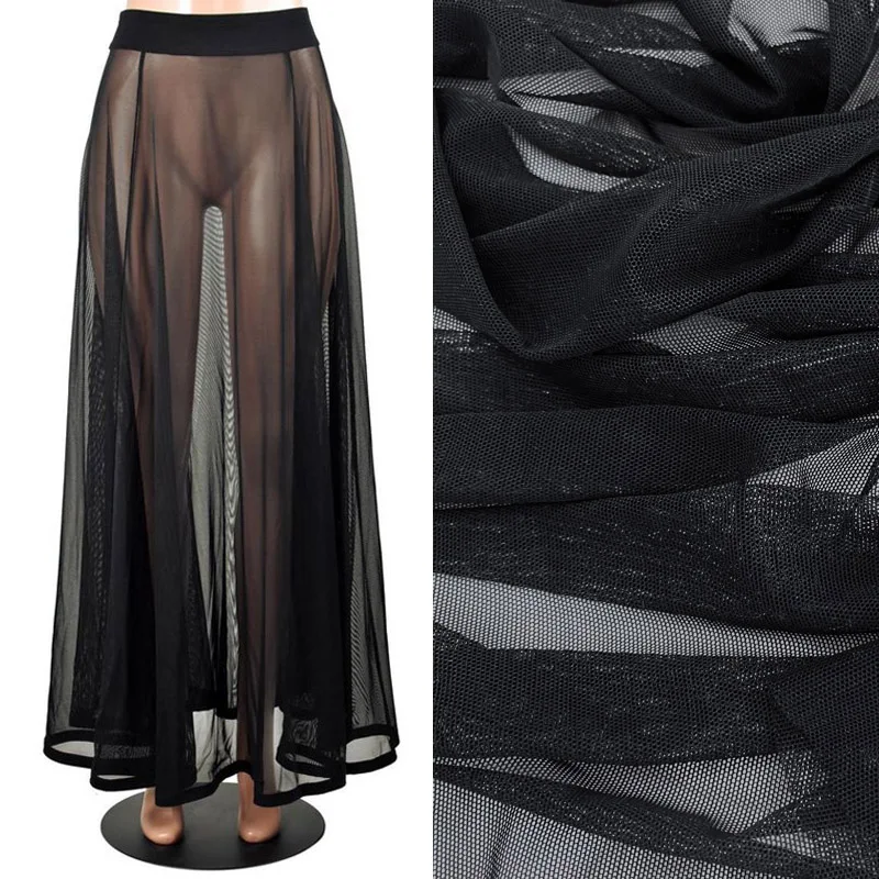 

4-Way Stretch Mesh Fabric, High Elastic Mesh, Spandex Sheer Fabric, Soft and Comfort Suitable for Yoga Clothing and Underwear