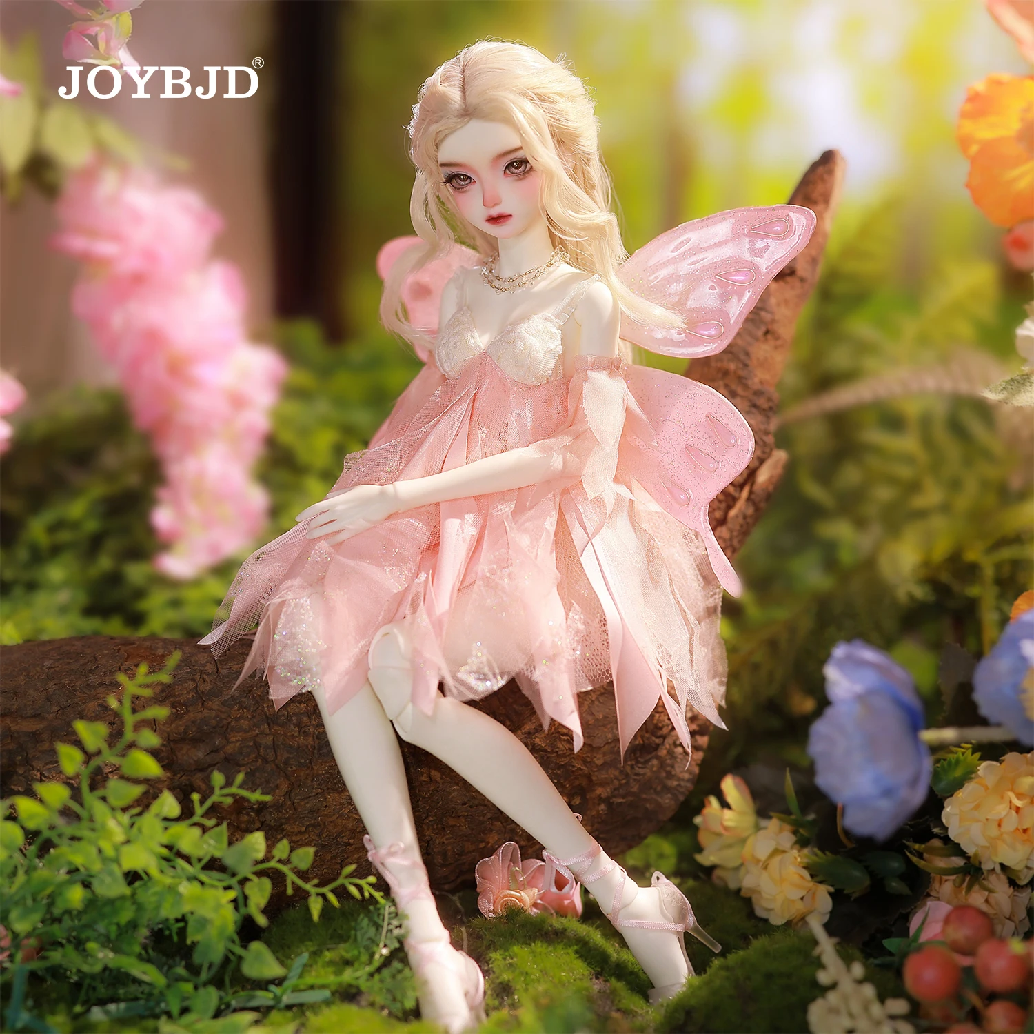 Joybjd 1/4 DL BJD Doll Full Set - Muxi Body with Wings Sakura Petal Outfit |   Kolekcja Fantasy