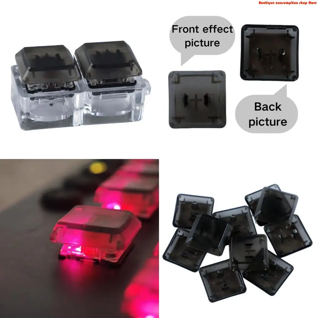 L9NA Translucent Black Keycaps for G813 G815 G913 Keyboards with Comfortable