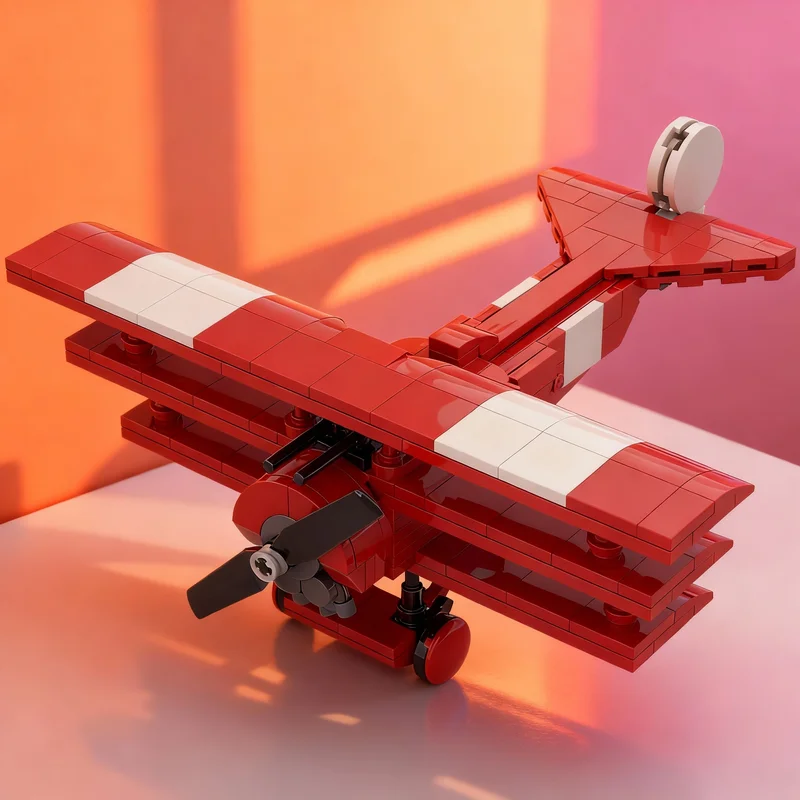 253Pcs Moc Fokker D…