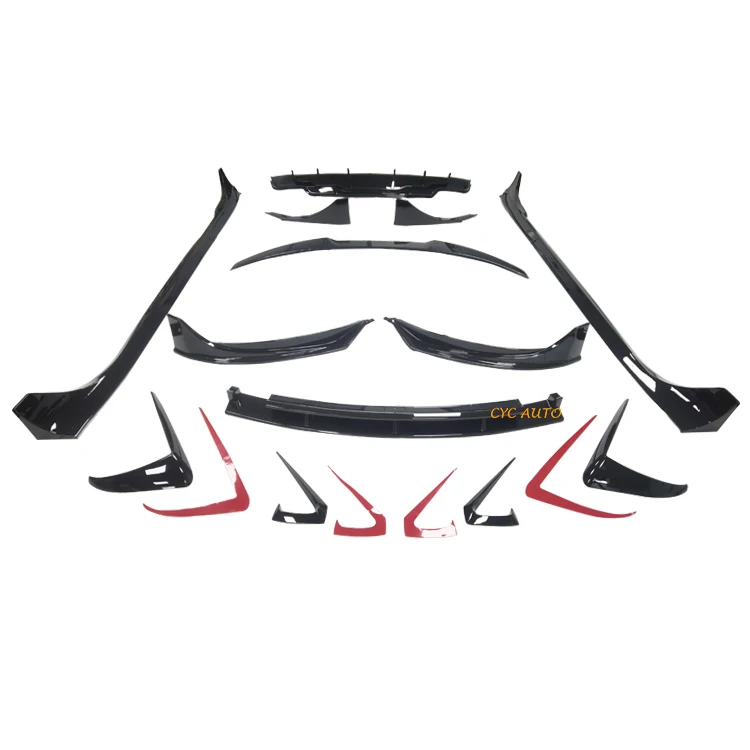 

Car Body Kit for Model 3 for for Teslas Model 3 FAST Aero Kit Front Bumper Splitter Lips Rear Diffuser Spoilers