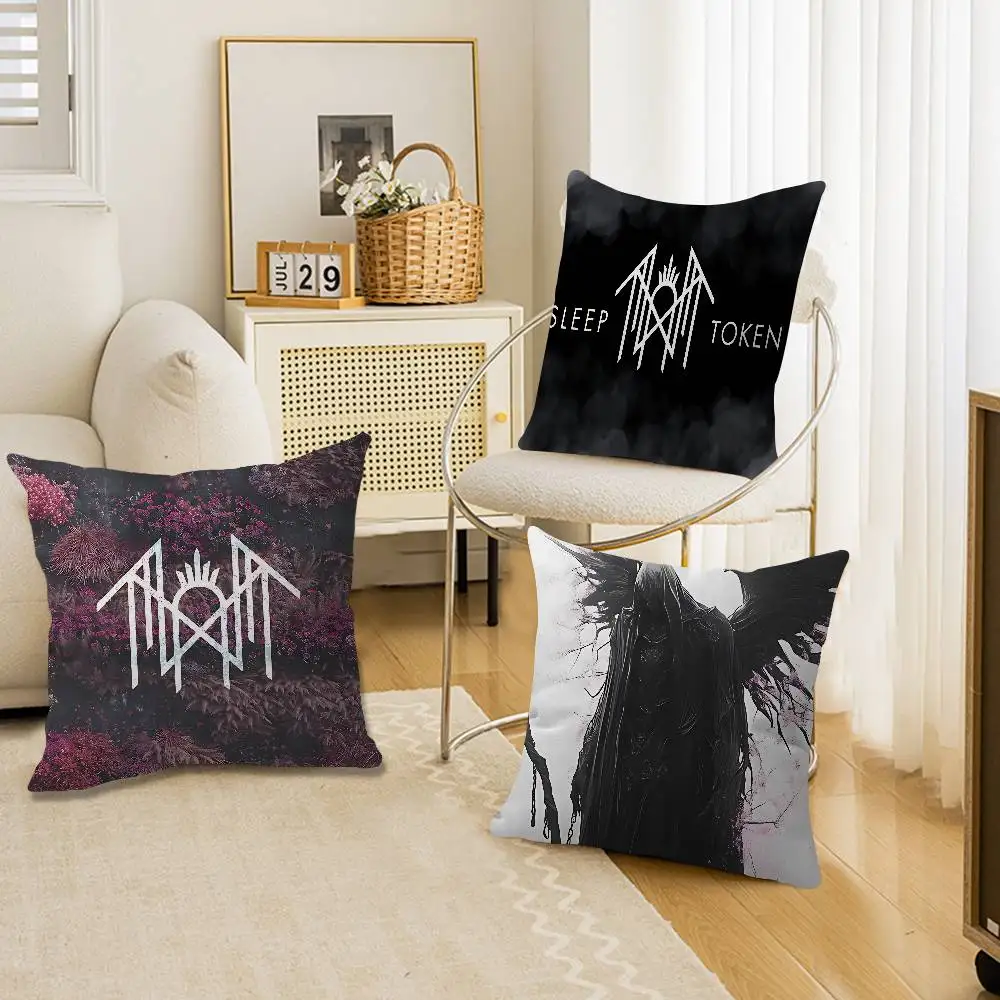 S-Sleep-Rock-Band-T-Token Pillow Gift Home Office Decoration Bedroom Sofa Car Cushion Cover case 45x45