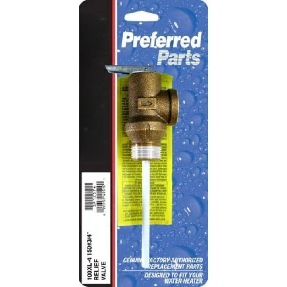 

Temperature and Pressure Relief Valve Water Heater Safety Valve Brass TPR Valve