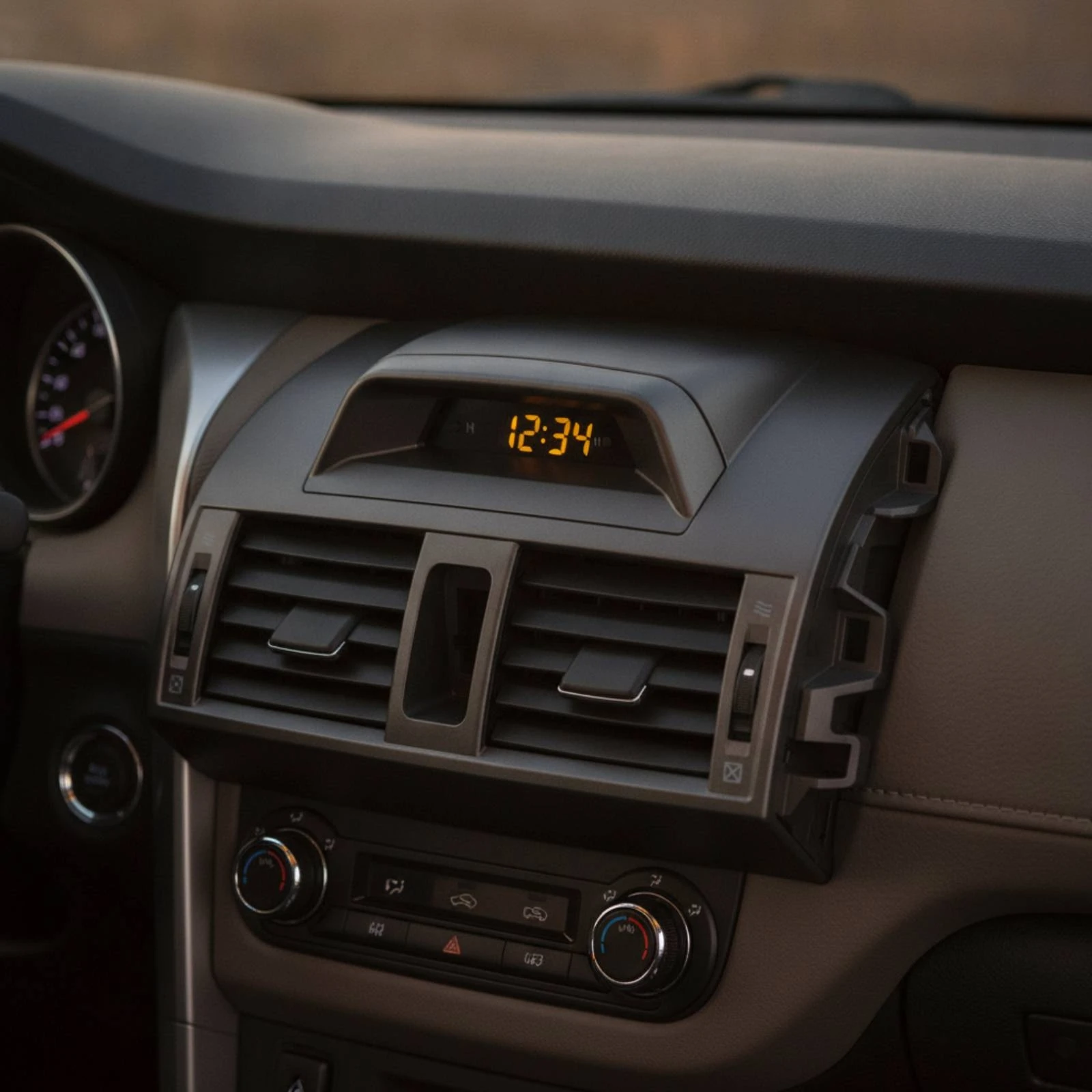 Dashboard Vent Panel with Clock Window OEM-Style Air Outlet Panel Molded for Car Owners