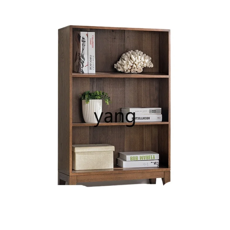 

LH pure solid wood bookcase bookshelf simple modern study display cabinet furniture