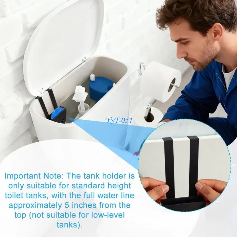 

E15A Cleaning Tablets Holder For Toilet Antislip Stable Toilet Cleaning Tablets Carry Holder For Bathroom Dorm Apartment