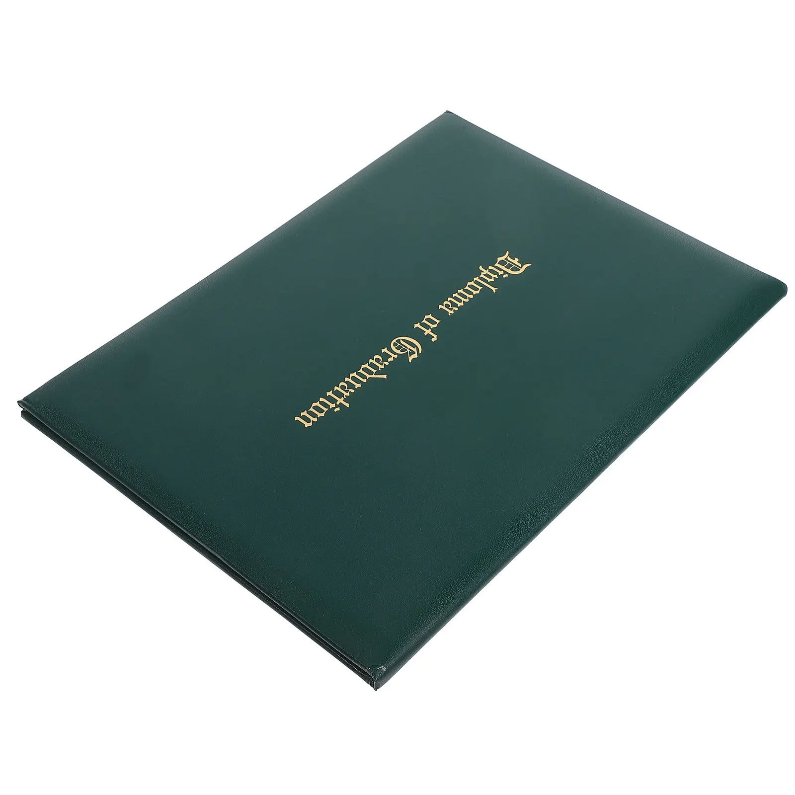

Stylish Book Style Diploma Cover Crafted Faux PVC Sponge for Certificates Diplomas Awards Degree Holder Graduation