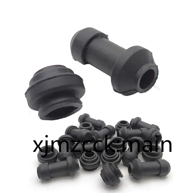 Motorcycle Scooter Brake Upper Lower Pump Caliper Shock Absorber Sleeve Dust Covers Disc Waterproof Rubber Caps 10/5/2 sets