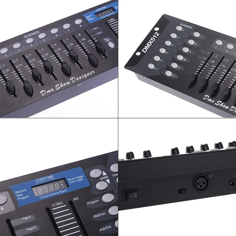 1 Piece 192 DMX Controller DMX Console For LED Par Moving Head Laser Spotlights Controller EU Plug