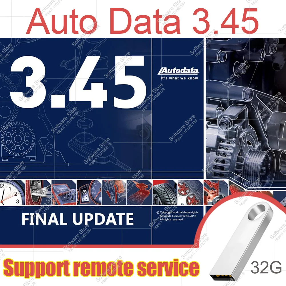 2024 Auto-Data 3.45 Car repair diagnosis Software Auto Data 3.45 2014 year  Latest Version with Install Video Free Installation