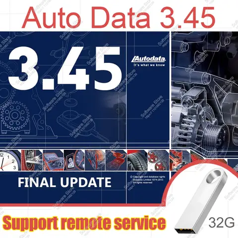 2024 Auto-Data 3.45 Car repair diagnosis Software Auto Data 3.45 2014 year  Latest Version with Install Video Free Installation