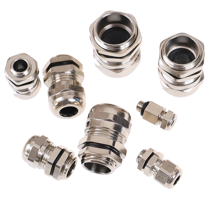 M6 M8 M10 M 12 M14 M16 M18 Metric Cable Gland Waterproof Explosion Proof 304 Stainless Steel Connector