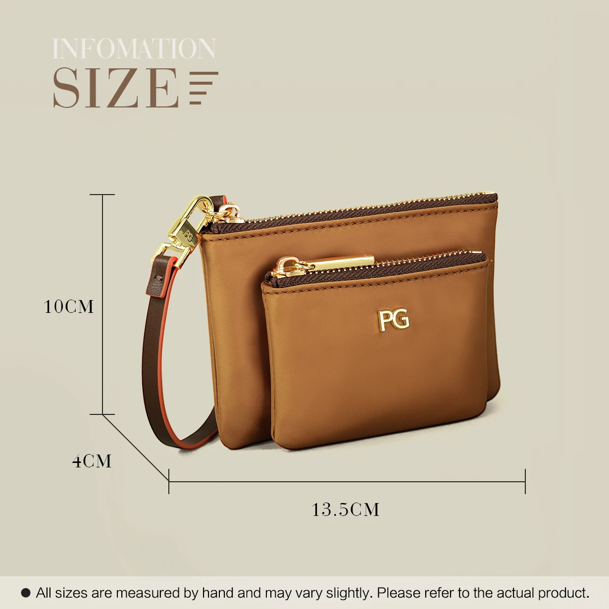 PG Leichte, packbare Outdoor-Reise-Modehandtasche, klassisches Design, hochwertige minimalistische elegante Tasche, Ausverkauf. – Detail 26