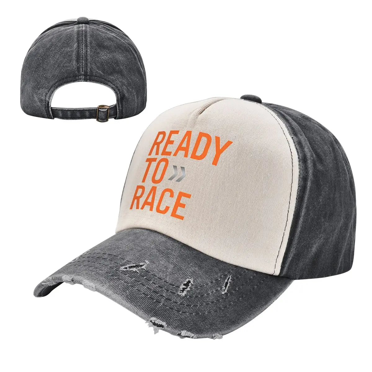 

Unisex Fashion Ready To Race Logo Washed Baseball Caps