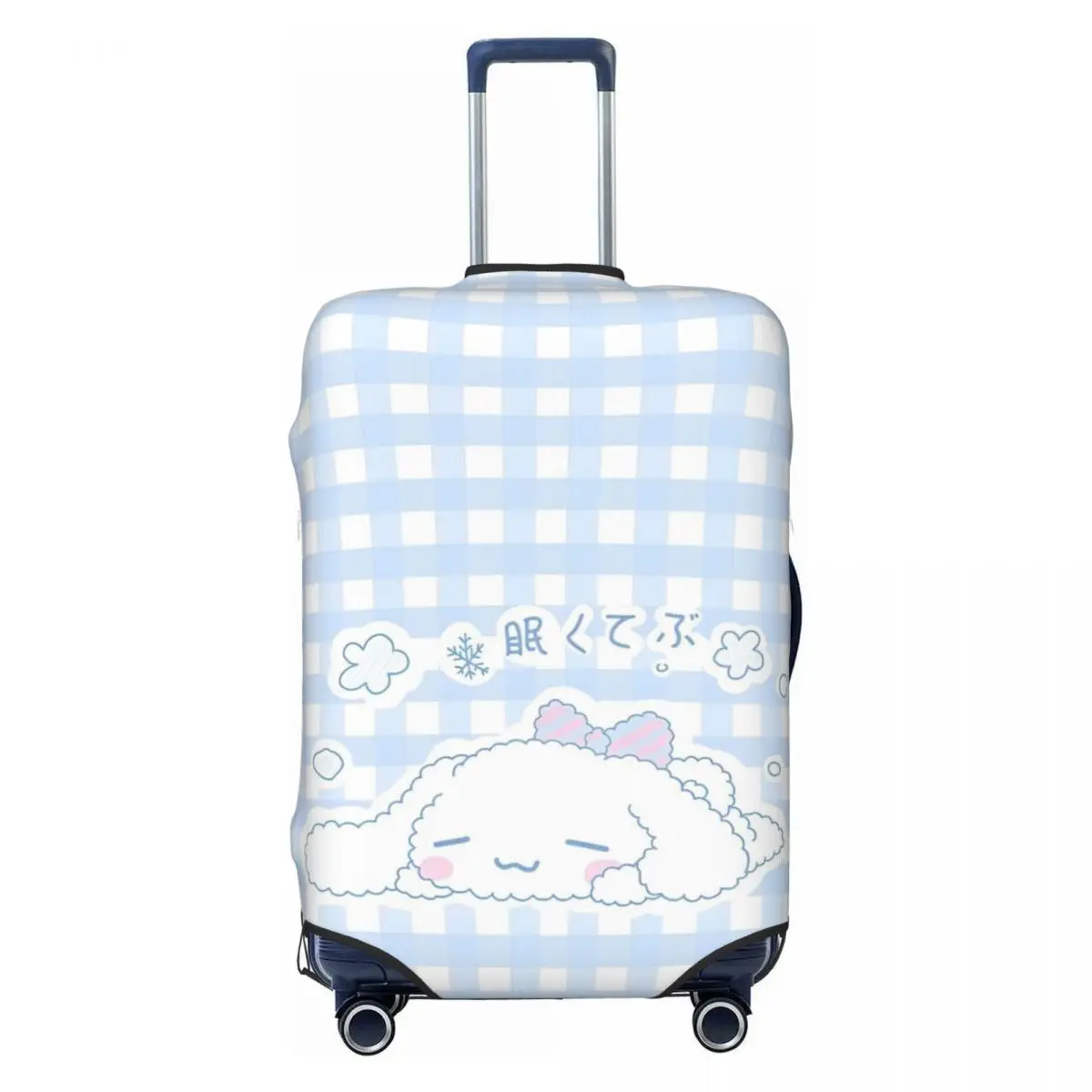 Cinnamoroll Kawaii Suitcase Cover Holiday Cruise Trip Practical Luggage Supplies Protection