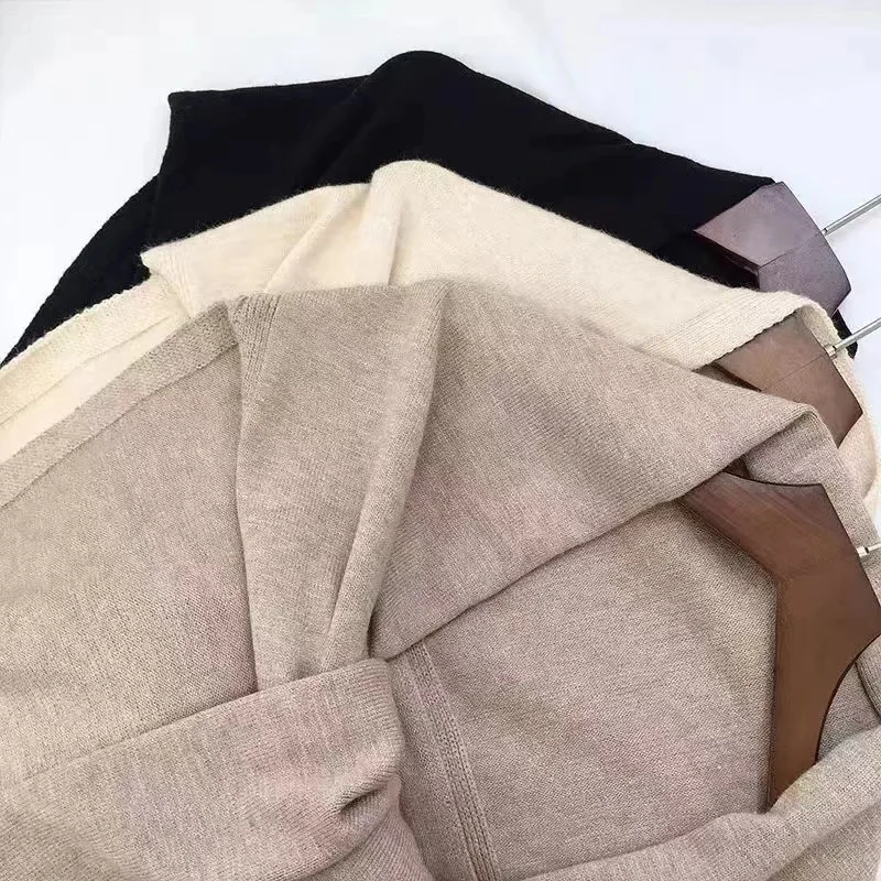 New Shawl Knitted Tops Cape New High quality Korean Fashion Sweter Damski Warm Wild Solid Scarf Cardigan Poncho Ropa Mujer