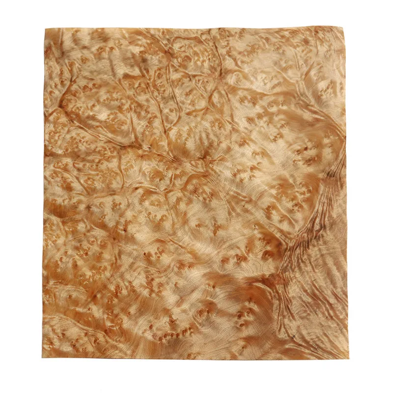 Natural Burl Wood Veneer Handmade DIY Wood Box Refurbished Decorative Gift Jewelry Box Skin Panel 0.2mm Thin Veneer Furniture