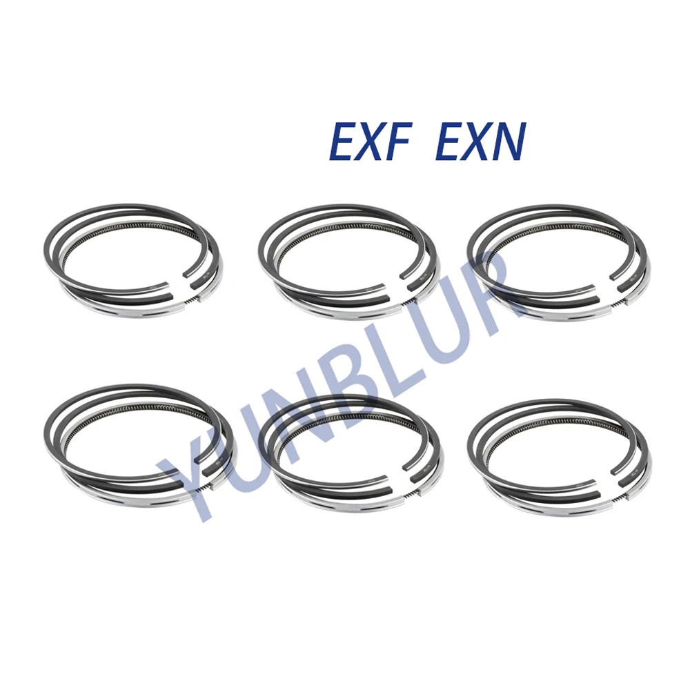 6pcs EXF EXN VM STD 83mm Engine Parts Piston Ring Fit 3.0 L V6 11-23 For Diesel Jeep GRAND CHEROKEE Ram 1500 CHRYSLER 300C THEMA