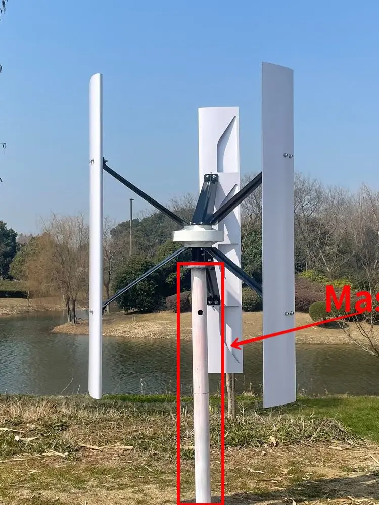 Windturbinen generator mast mit Sockel für Windkraft anlage oder Solarstrom für den Heimgebrauch
