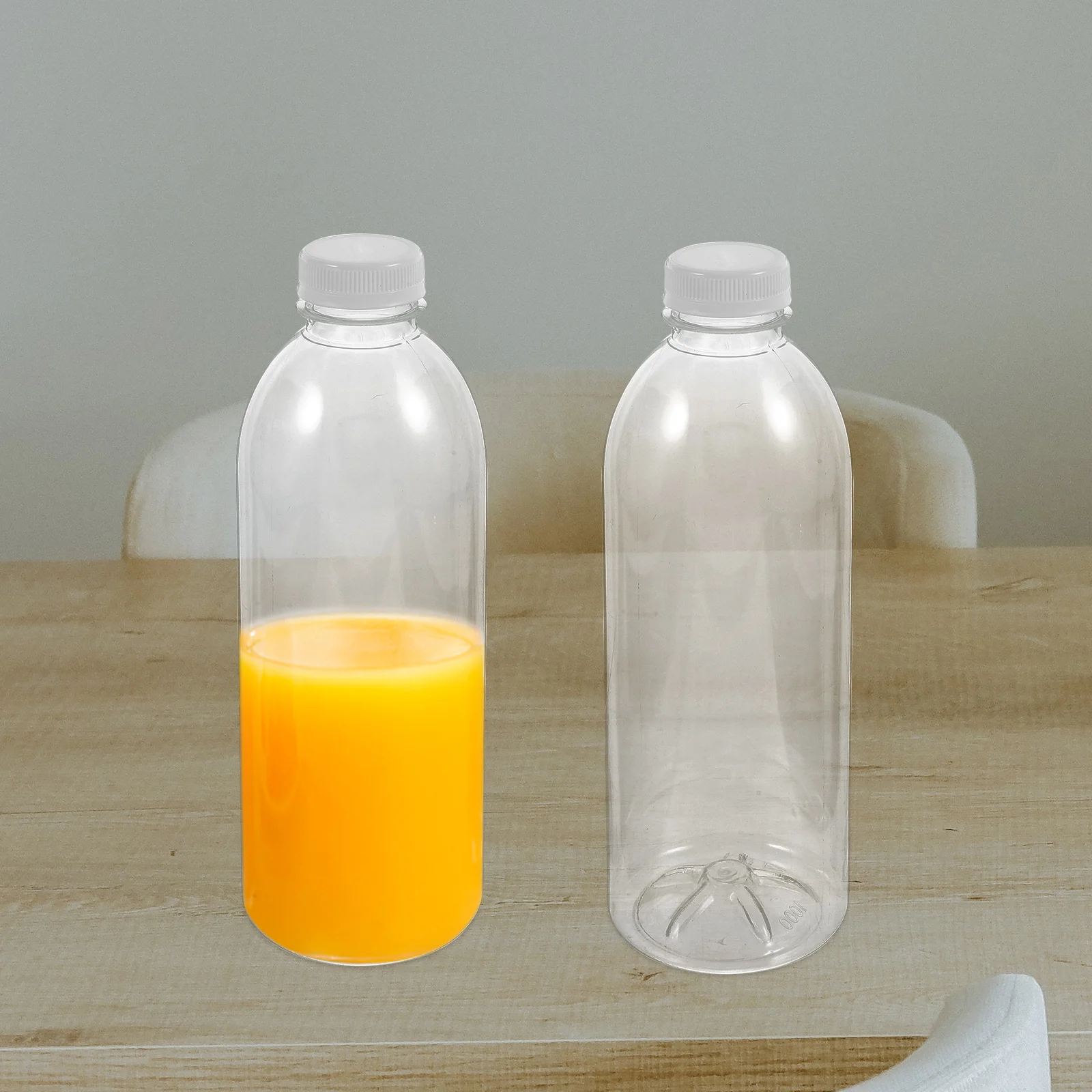 

10 Pcs Sealed Bottle Portable Beverage Small Bottles for Liquids Juice Empty Clear The Pet Storage