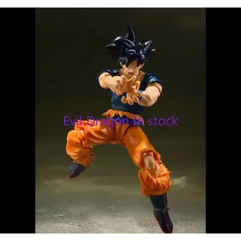 100% Oryginalny Bandai SH Figuarts SHF Son Goku Ultra Instinct Sign Dragon Ball W magazynie Anime Action Collection Figurki Model Toys