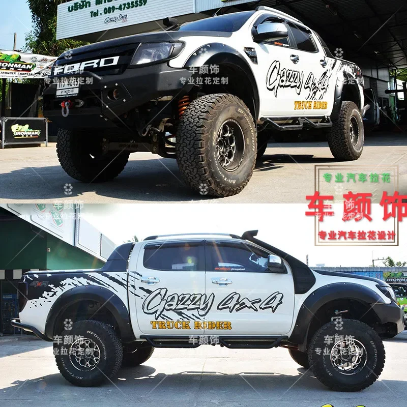 

Car Styling Customized modification Sport Sticker FOR Ford Raptor F150 off-road 4X4 Auto Body Decor Vinyl Decals Accessorie