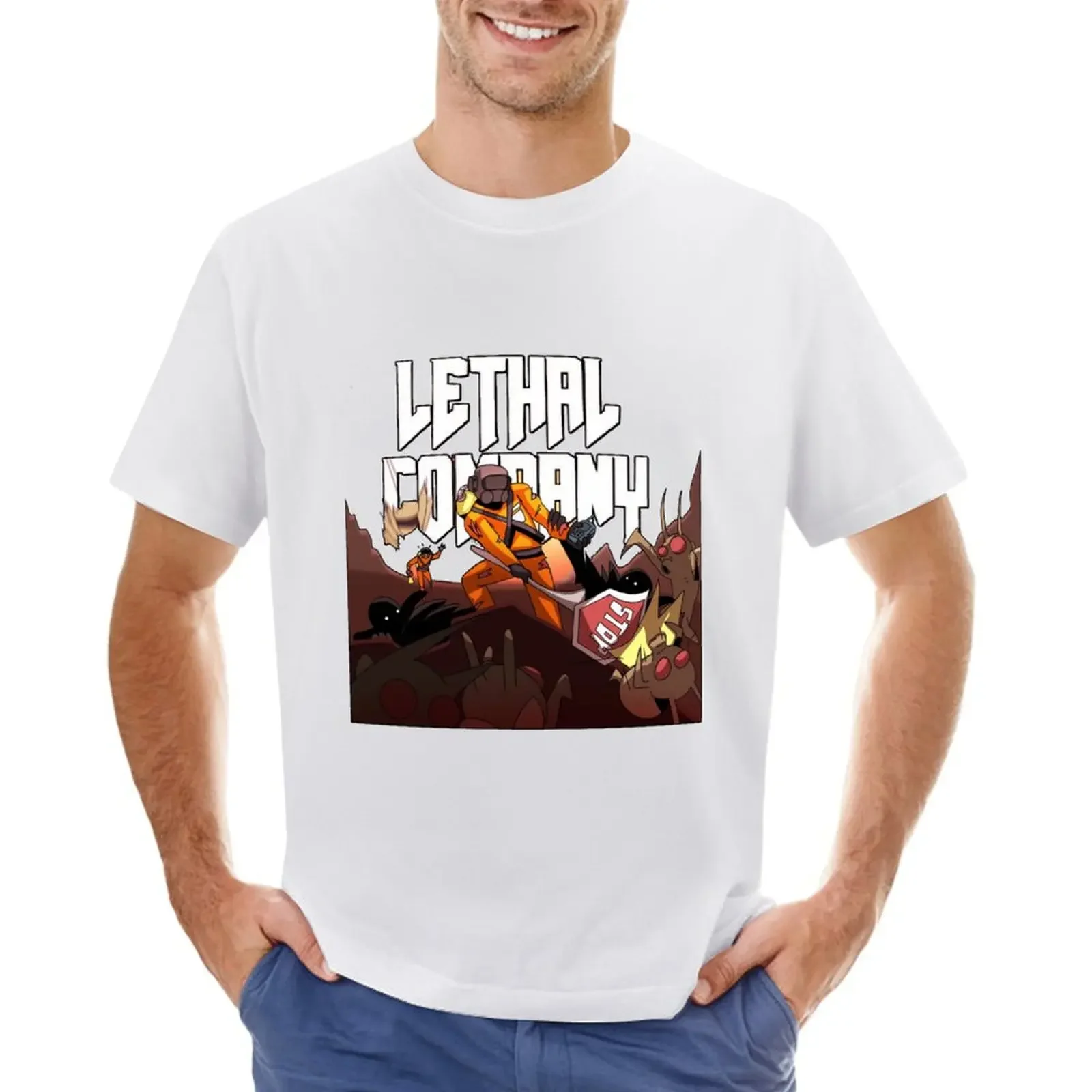 

Lethal Company T-shirt Short sleeve tee boys animal print customizeds vintage fruit of the loom mens t shirts