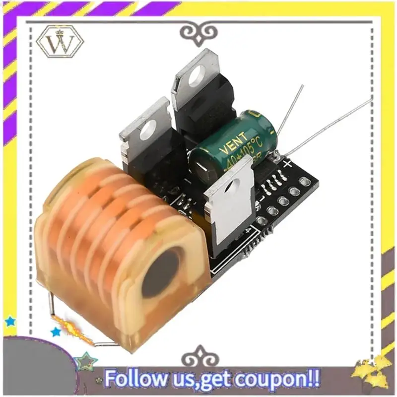 AU33-высокочастотный инверторный модуль генератора переменного напряжения, от 12 до 24 В до 1 кВ-20 кВ 50 Вт, катушка зажигания Boost Spark Arc для промышленности