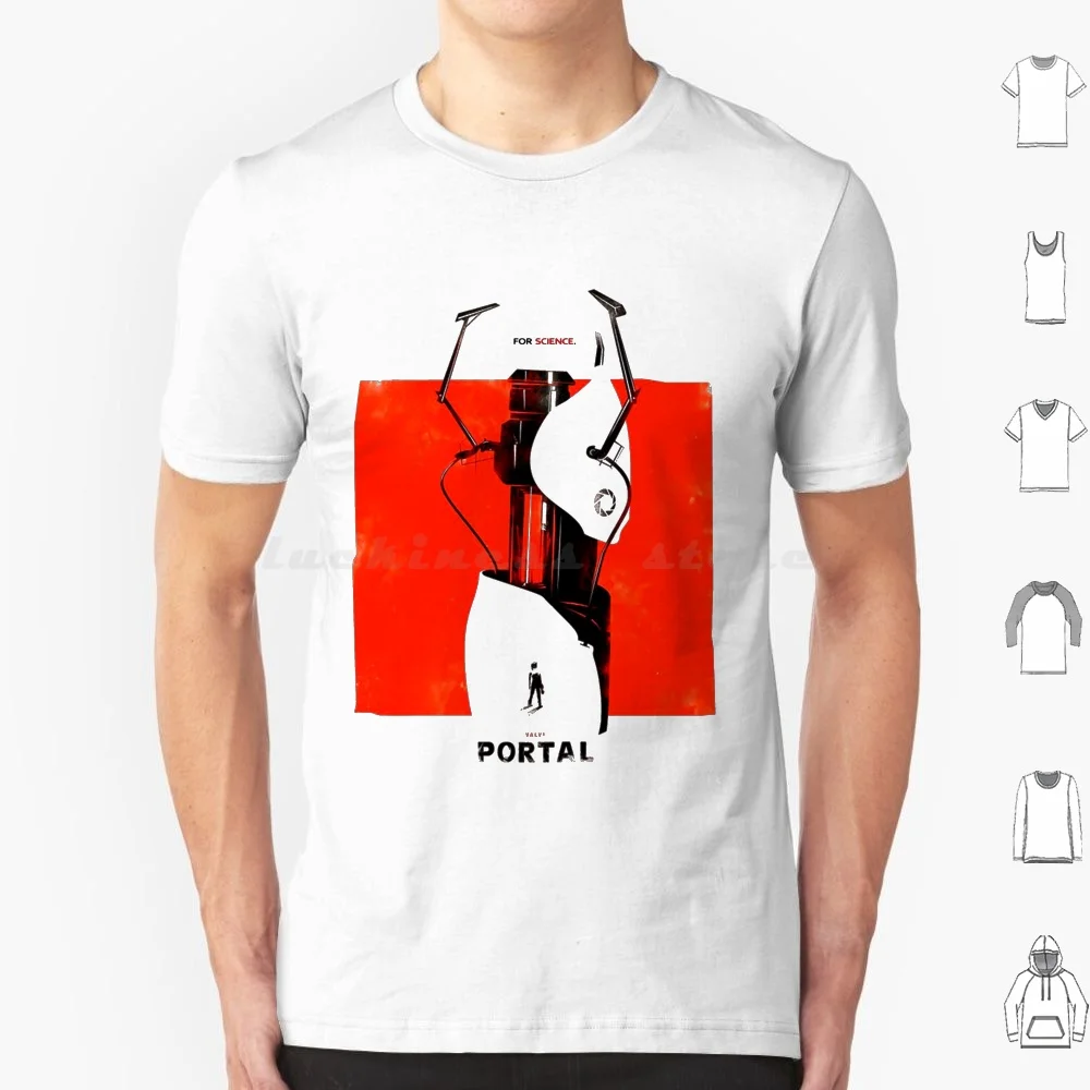 For Science T Shirt Men Women Kids 6xl Portal Aperture Portal 2 Aperture Science Science Aperture Glados Valve Gaming Half Life